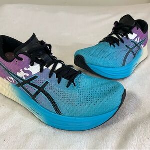 ASICS Women's Magic Speed 2 EKIDEN Running Shoes Size 8 1/2 Aquarium/Black